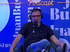 Lina Henao bangs hard, living out her military fantasy on Juan Bustos podcast