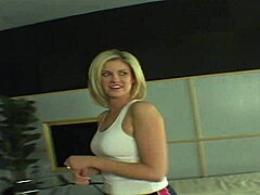 just banging this blonde sweet mom with monster cock in wild anal action