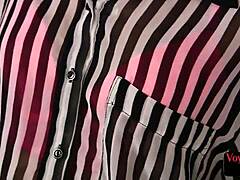 JOI British Voyeuristic Babe Teasing Guy with Handjob Instructions in CFNM Fetish Scene. Her European Charm Drives Him Wild!