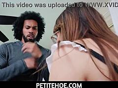 petitehoe here, client james angel got his hot maid honey hayes quick