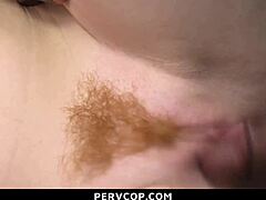 repeat thief caught and punished hard in the back room by pervcop.