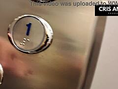 trapped in the elevator during spain's blackout, she ends up banging her married neighbor