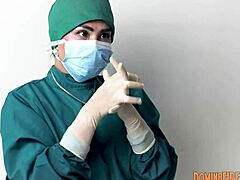 Hey, do you get off on latex gloves in a hospital setting?