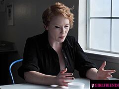 hairy stripper devours ginger detective's wet pussy