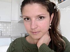 Gina Gerson shares intimate homevideo interview for fans.