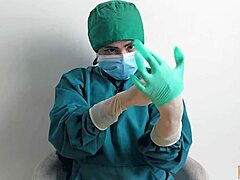 Hey, do you get off on latex gloves in a hospital setting?