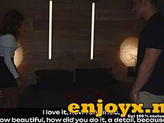 Can beautiful redhead Agatha blow Jason in full HD?