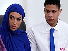 hijab-wearing hot milfs dive into a secret pussy-shattering affair