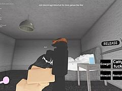 raw roblox porn with wild whore getting it on hard