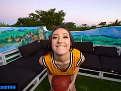my lil sis gets me to play basketball with hot sex, ya know?