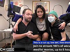 Nurse Channy Crossfire Forces Hitachi Orgasms on Patient