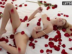 Freya Mayer dives into erotic fantasies with her lover on Valentine’s Day