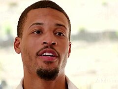 BBC Dominates Busty Teen at Work - Angelina Moon