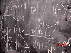 Teacher shouldn't, but she lets student take control