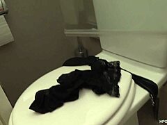 Blonde French cougar unleashes wild desires in steamy creampie scene. Her natural tits captivate.