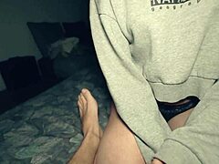 I couldn't resist her tight stepsis pussy last night