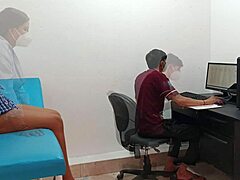 perverted doctor examines tight pussy of eager 18-year-old teen patient
