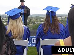 Adult Time sneaky public POV fuck turns into first 3-way