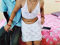Desi Indian Bhabhi gets pounded doggy style in steamy chudai scene. Her moans fill the room
