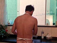 Wow! I Cooked for My Neighbor and Her Daughter, Then Banged Both in the Kitchen! Full on Sheer Red!