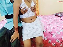 Desi Indian Bhabhi gets pounded doggy style in steamy chudai scene. Her moans fill the room