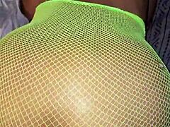 Latina Milf Teases with a Messy Dick Massage and Cum on Ass