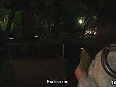 Japanese Ako Nishino Sucks Stranger in Car!