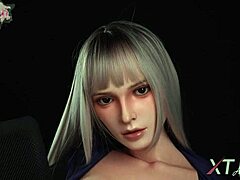 Hey Hannah, why's this blonde slut cop naked with XTdoll?