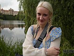 Why did cute blonde Daruma Rai need a massive rod in her tight slit?