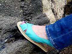 Beach Walk Turns Into Wild Insertion for Busty Brunette Big Ass Babe