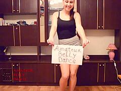 Hot Secretary Dancing Wild in Office Space