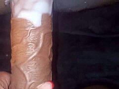 Angry Black Wife Rips Open Husband's Ass on Tape