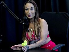 Belinha Baracho Reveals All in Sheer Red with Oruam