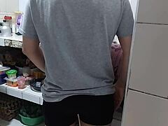 Found My Dirty Stepmother Teasing Me in the Kitchen While Her Husband Rested