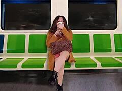 Seductive Latina flirts with husband’s best friend in daring public tease