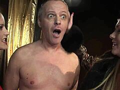Paige Teaches Valentina How to Satisfy Older Men in a Wild Threesome with Blowjobs and Riding.