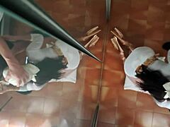 wow, i suck cocks for money, milf blowjob ends with huge cumshot in mouth, can't believe it!