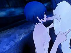 VR Erotic Roleplay with Naoto and Cross-Dressed V-Kun Explodes