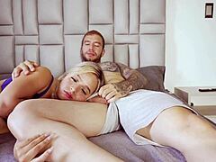 Sharing bed with stepbrother, and he makes me suck his cock?