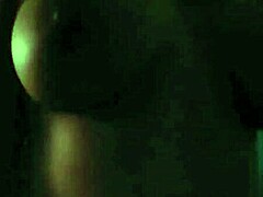 Big Natural Tits Bouncing in Cowgirl While Moaning on TV