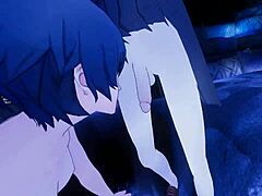 VR Erotic Roleplay with Naoto and Cross-Dressed V-Kun Explodes