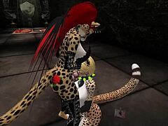 whoa, demon hunter gets wild with shemale cartoon fucking! 😱