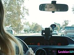 Petite lesbian opens her legs for a stunning milf’s touch.