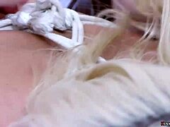 omg i cant even type, busty blonde secretary dp’d in bdsm!