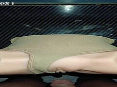 trailer candy in beige panty, omg i luv vaginal sex so much