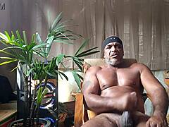 Pornstar Brasil Features Brazilian Bear Kojac in Hairy Solo Action