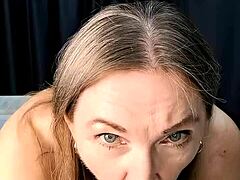 Mature busty stepmom seducing in pov role-play