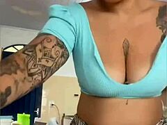 I’m shocked, married woman almost naked in short outfit on live