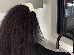 Ebony maid got caught riding her boss on camera. Full story on XRed.