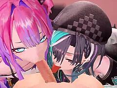Hey folks, check out this wild 3D hentai with Kiki and Rindo!